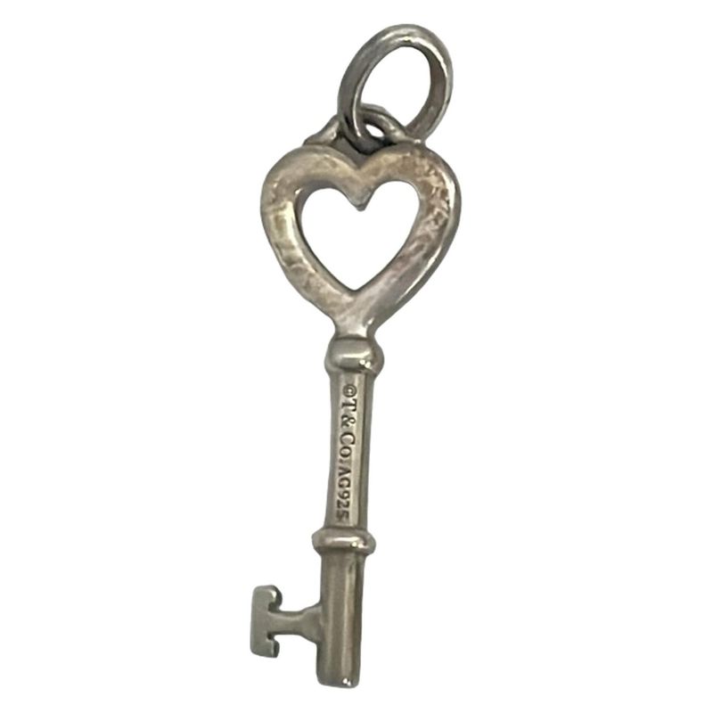 Tiffany & Co Pendant Top Heart Key In Silver