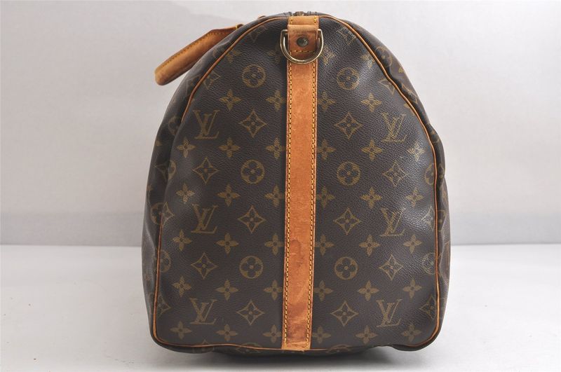 Louis Vuitton Monogram Keepall Bandouliere 55 M41414 Boston Bag 3989n