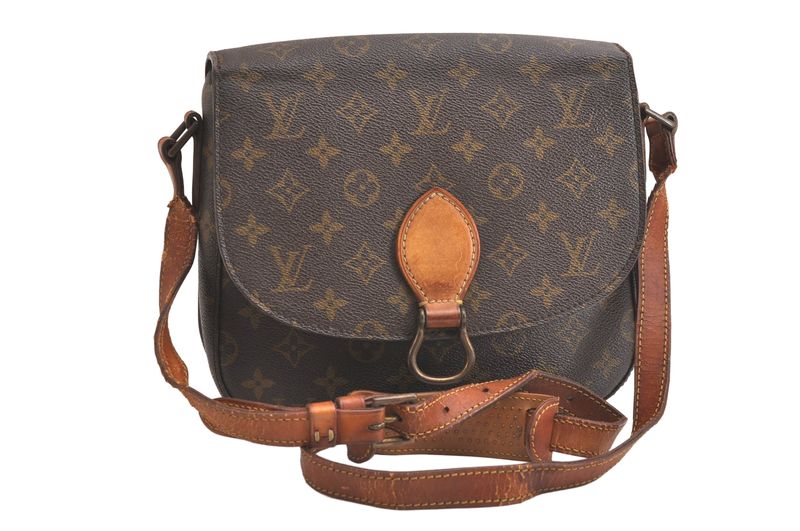 Louis Vuitton Monogram Saint-cloud GM M51242 Shoulder Cross Bag 4007n