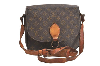Louis Vuitton Monogram Saint-cloud GM M51242 Shoulder Cross Bag 4007n