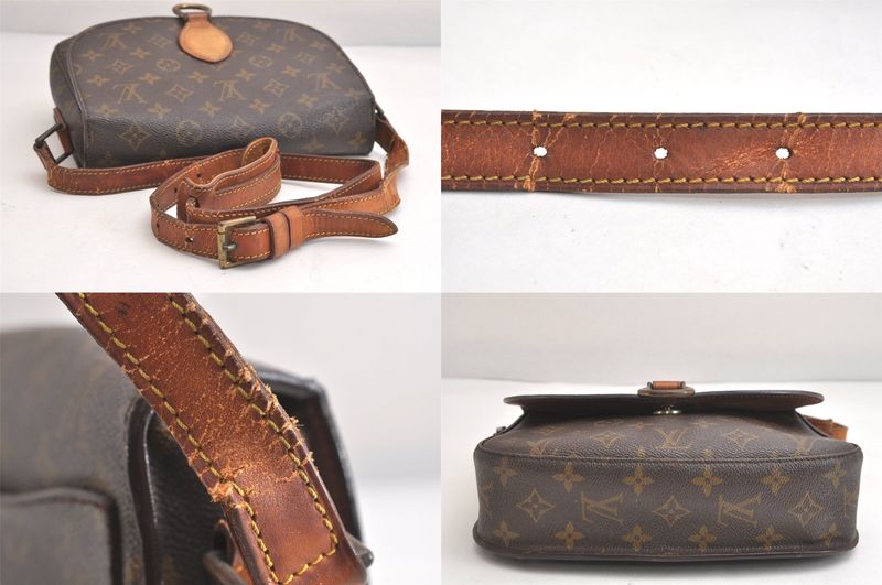 Louis Vuitton Monogram Saint-cloud GM M51242 Shoulder Cross Bag 4007n