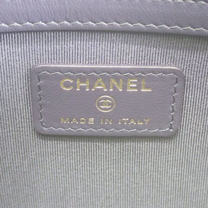 Chanel 19 Disneuf Pouch Clutch Bag Denim Blue Gold Hardware Ladies Going Out