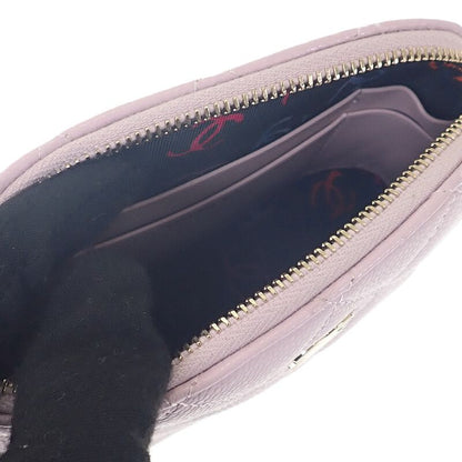 Chanel Chain Clutch Coco Mark Ap4000 Shoulder Bag Caviar Skin Purple Gold