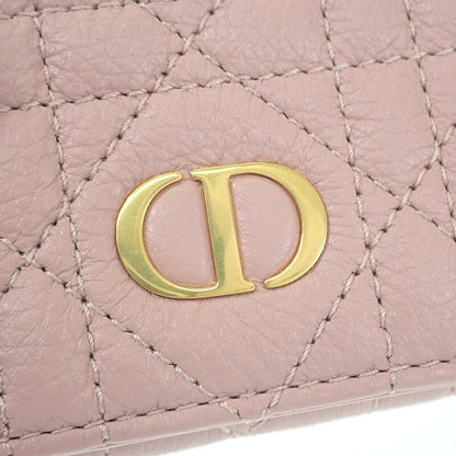 Christian DIOR Glycine Wallet S5132uwhc77p Bifold Wallet Calfskin Pink Ladies
