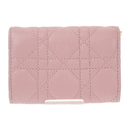 Christian DIOR Glycine Wallet S5132uwhc77p Bifold Wallet Calfskin Pink Ladies