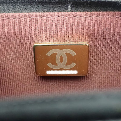 Chanel Classic Chain Wallet Ap0250-y01864-c3906 Wallet Chain Matte Caviar Skin