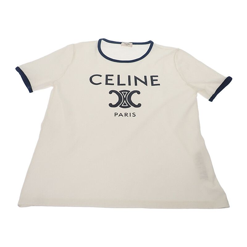 Celine Paris T-shirt Size L 2x872671q.01nb Short Sleeves Cotton Jersey Cotton