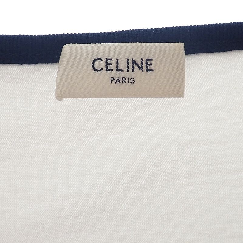 Celine Paris T-shirt Size L 2x872671q.01nb Short Sleeves Cotton Jersey Cotton