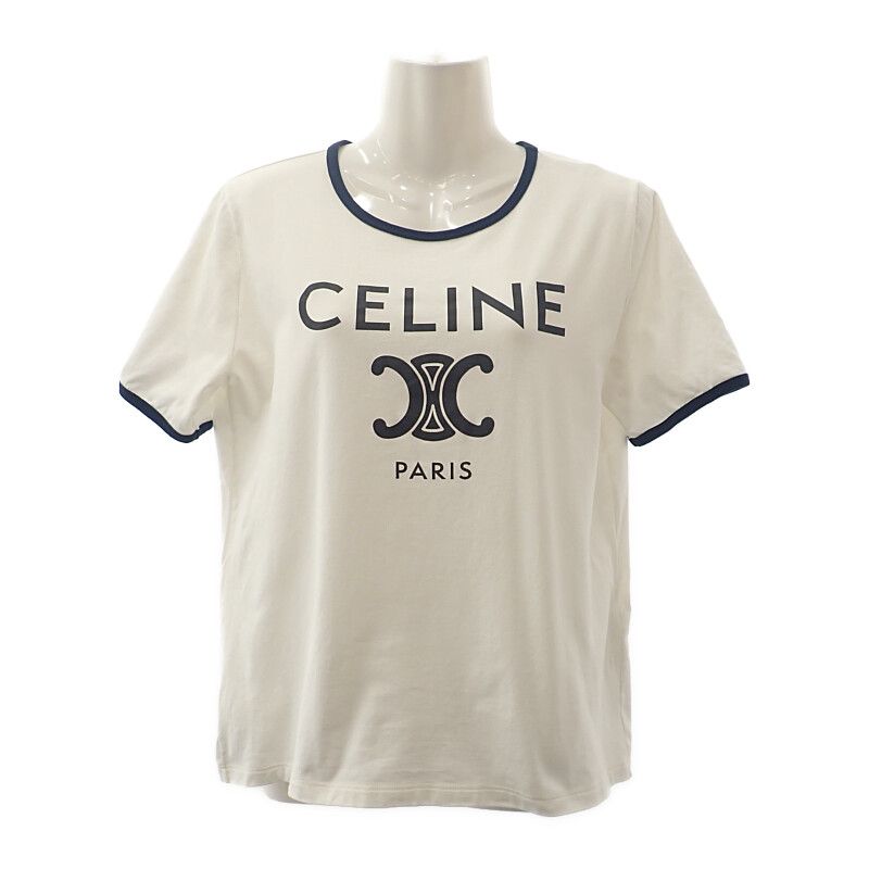 Celine Paris T-shirt Size L 2x872671q.01nb Short Sleeves Cotton Jersey Cotton