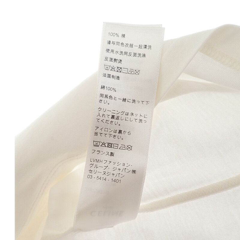 Celine Paris T-shirt Size L 2x872671q.01nb Short Sleeves Cotton Jersey Cotton