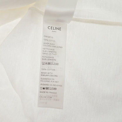 Celine Paris T-shirt Size L 2x872671q.01nb Short Sleeves Cotton Jersey Cotton