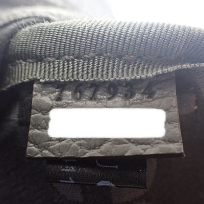 Gucci Belt Bag Large 767934 Body Bag GG Recycled Polyester Black Gray Silver