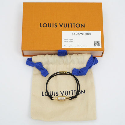 Louis Vuitton Bracelet LV Padlock M8217f Gold Rhinestone Accessories -