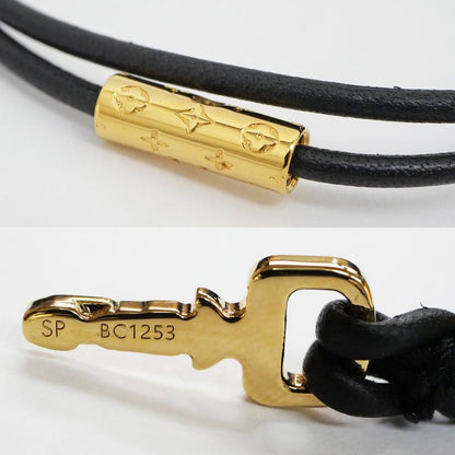 Louis Vuitton Bracelet LV Padlock M8217f Gold Rhinestone Accessories -