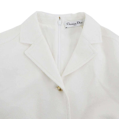 Christian Dior 24aw Cotton Wool Blend Short Sleeve Belted Dress 451r89a1761