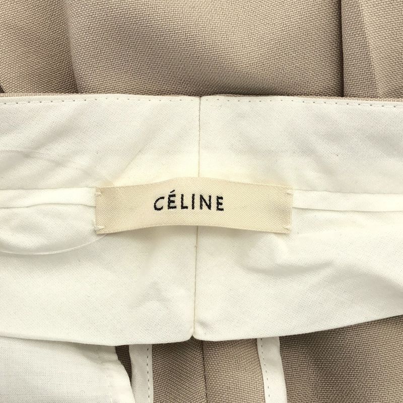 Celine by Phoebe Philo Celine Phoebe Philo Wool Slack Pants 2 1t81 074b Beige 36