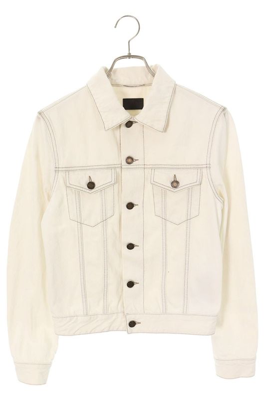 Saint Laurent Paris 597085 Y01kb Classic Tracker Denim Jacket Men's XS