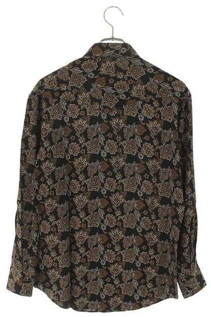 Celine 2c143428k Paisley Western Long Sleeve Shirt Men's 37