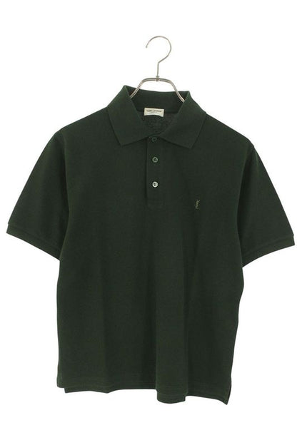 Saint Laurent Paris 713901 Y37hc Logo Embroidery Short Sleeve Polo Shirt Men's