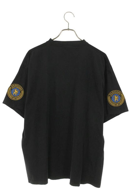 Balenciaga 25AW 831305 Tsvh4 Arm Wappen Uniform March T-shirt Men's L