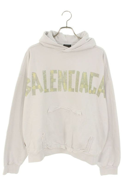 Balenciaga 744441 Tovb1 TAPE Type Crushed Hoodie Men's S