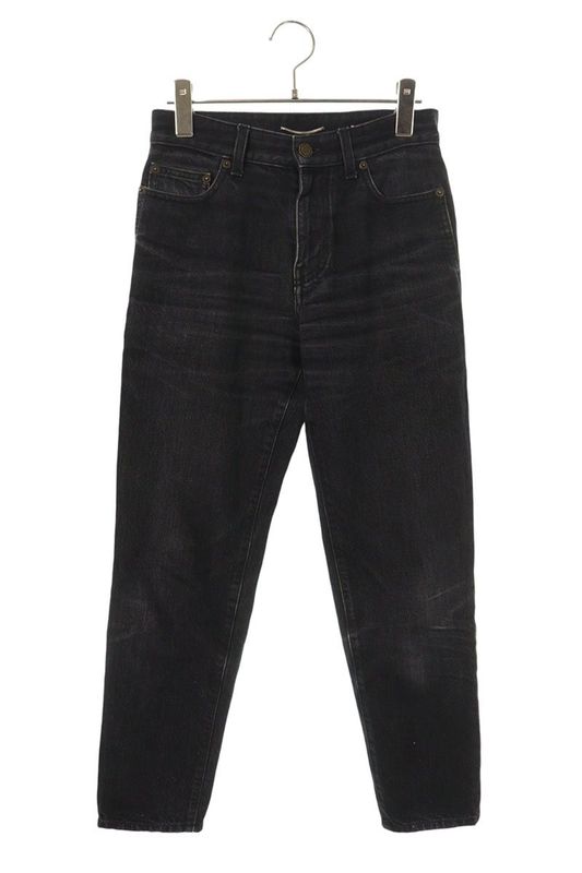 Saint Laurent Paris 644678 Yy899 Carrot Fit Washed Denim Pants Men's 26