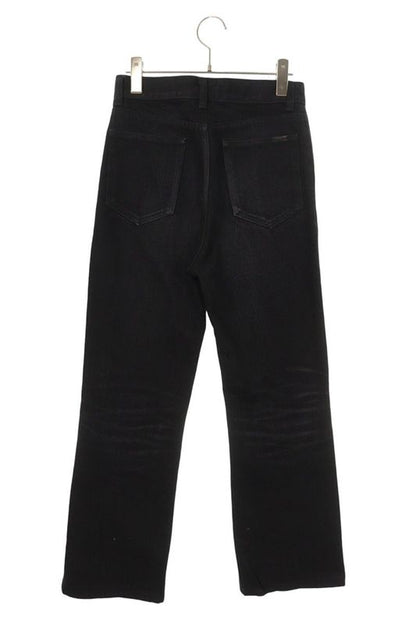 Saint Laurent Paris 730605 Y954s 70s High Waist Flared Denim Pants Men's 26