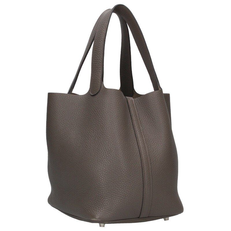 Hermes Picotin Lock MM Engraved D Taurillon Clemence Handbag Men MM