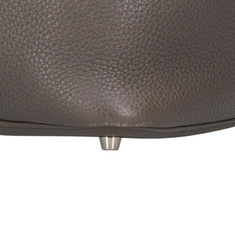 Hermes Picotin Lock MM Engraved D Taurillon Clemence Handbag Men MM