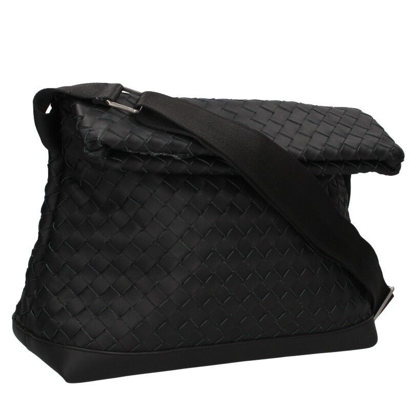 Bottega Veneta 651836 V0e52 Intrecciato Flap Leather Shoulder Bag Men's