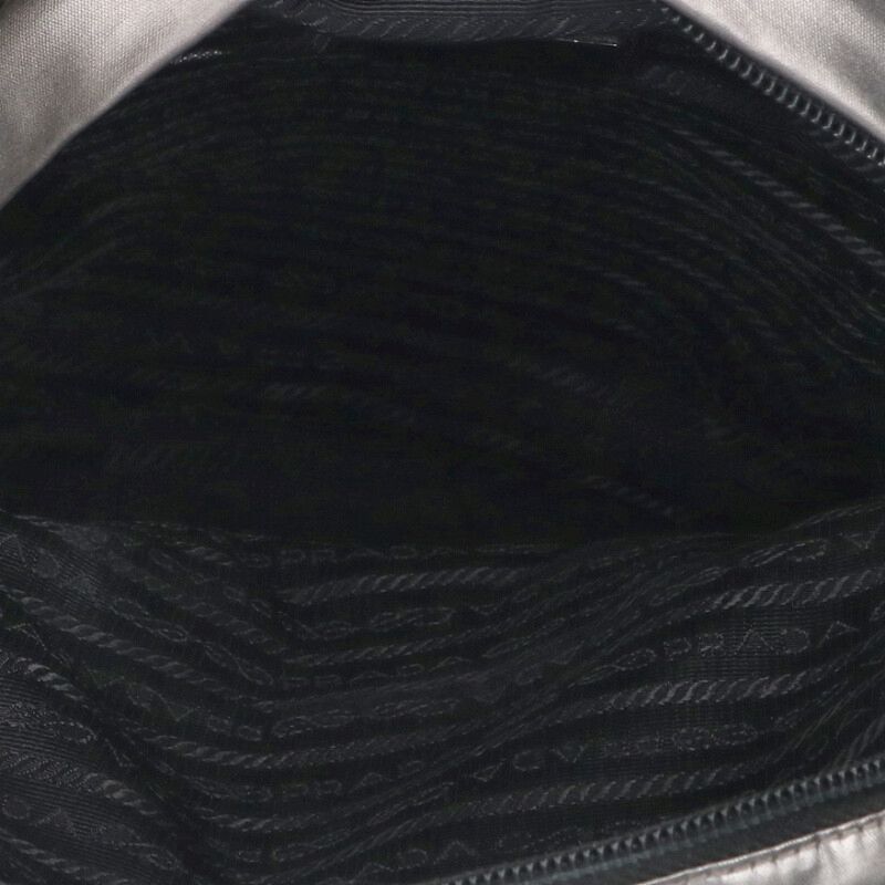 Prada 1bz026 Triangle Logo Plate PVC Nylon Body Bag Men's