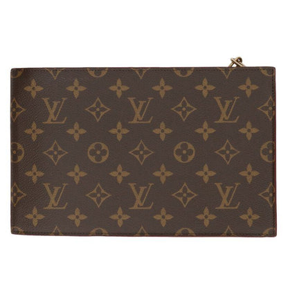 Louis Vuitton M55646 Monogram Chain Clutch Monogram Leather Chain Decoration