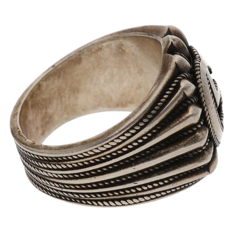 Gucci Interlocking G Silver Ring Men's Size 21 22