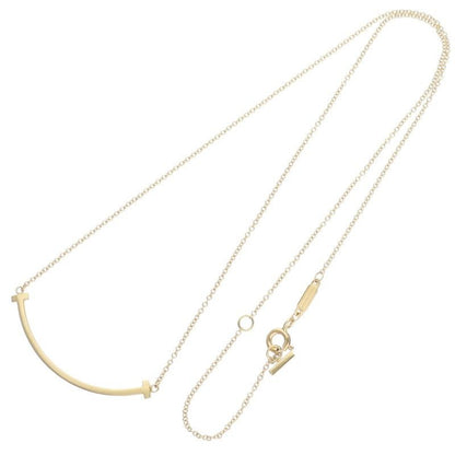 Tiffany & Co T-smile 18K Yellow Goldnecklace Men's