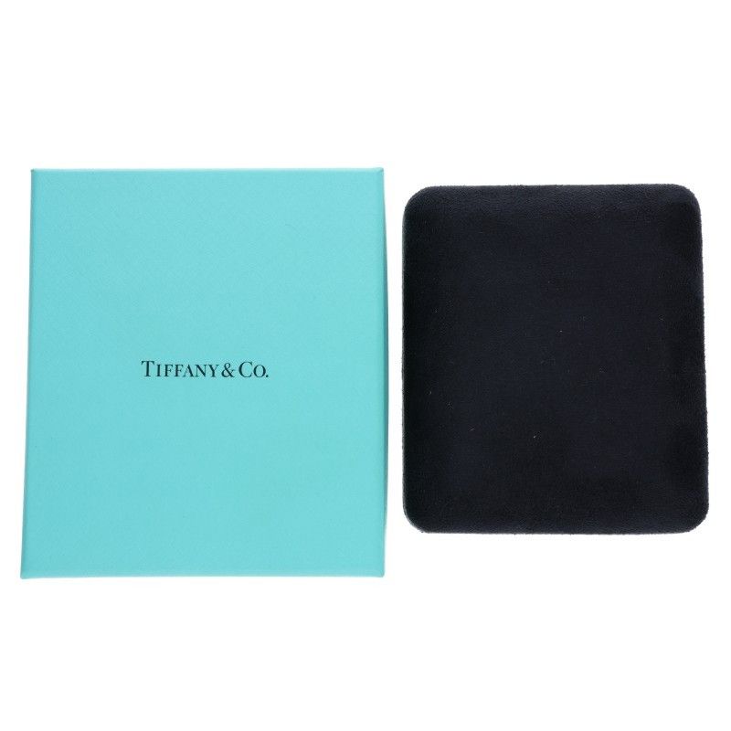 Tiffany & Co T Diamond 18K Pink Gold Pavé Diamond Necklace Men's