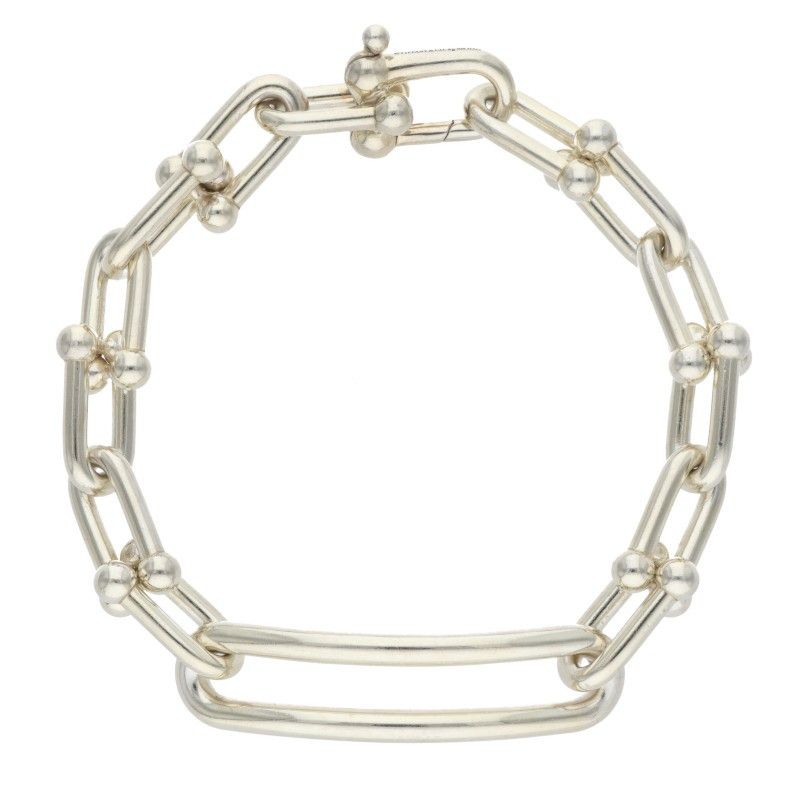 Tiffany & Co Hardwear Hardware Medium Link Silver Bracelet Men's