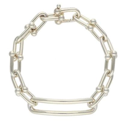 Tiffany & Co Hardwear Hardware Medium Link Silver Bracelet Men's