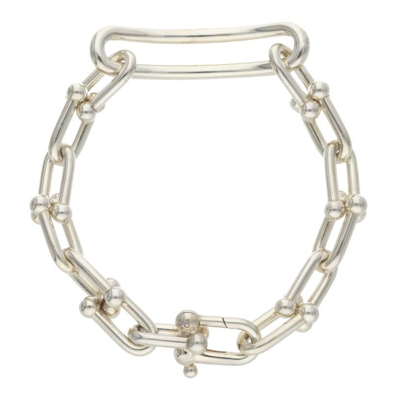 Tiffany & Co Hardwear Hardware Medium Link Silver Bracelet Men's