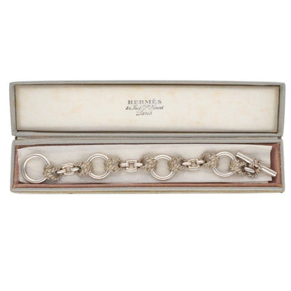 Hermes Douarnene GM Silver Bracelet Men's GM