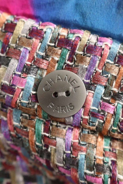 Chanel P51561w05642 Reversible Coat With Cape Ladies 34