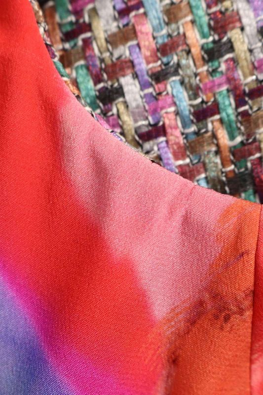 Chanel P51561w05642 Reversible Coat With Cape Ladies 34