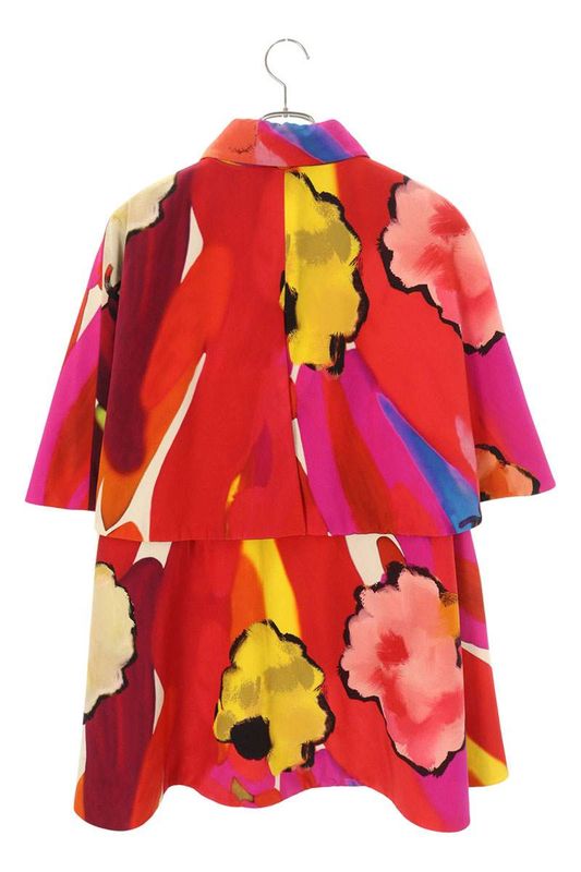 Chanel P51561w05642 Reversible Coat With Cape Ladies 34