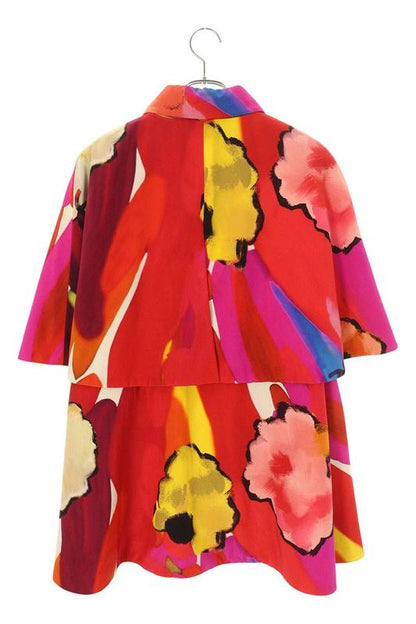 Chanel P51561w05642 Reversible Coat With Cape Ladies 34