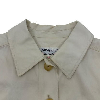 Yves Saint Laurent Rive Gauche 80-90's 7-Button Flap Pocket Work Jacket Euro