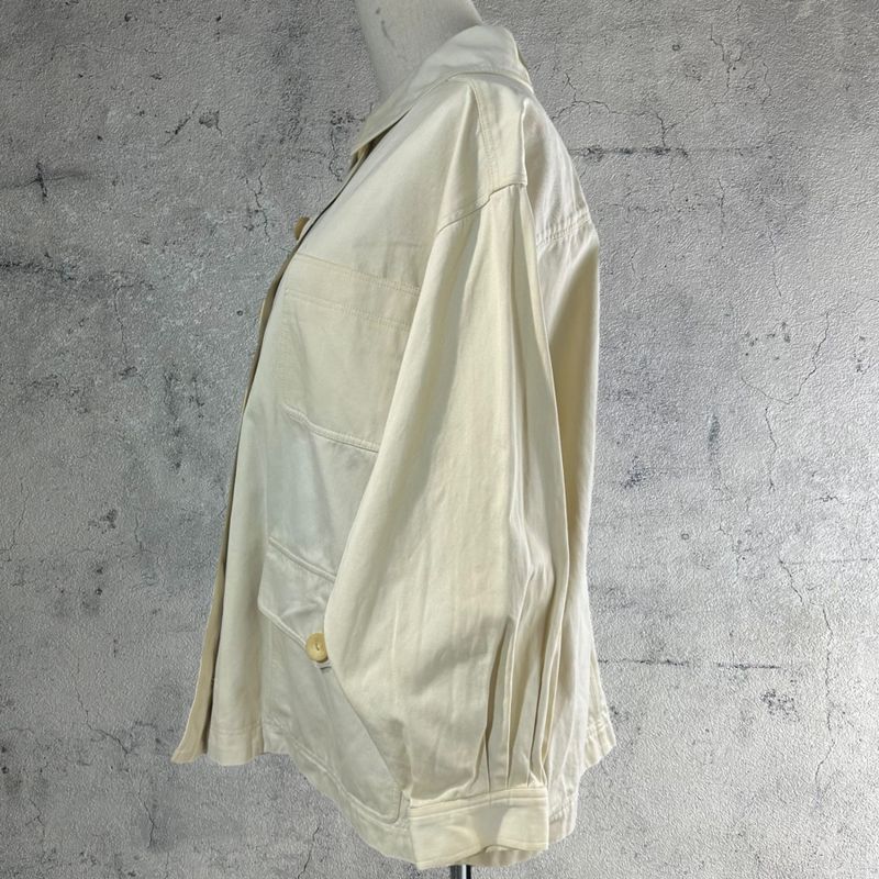 Yves Saint Laurent Rive Gauche 80-90's 7-Button Flap Pocket Work Jacket Euro