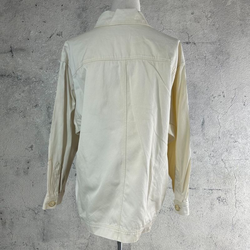 Yves Saint Laurent Rive Gauche 80-90's 7-Button Flap Pocket Work Jacket Euro