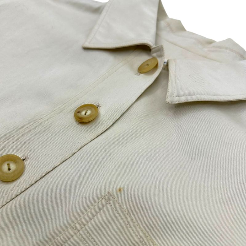 Yves Saint Laurent Rive Gauche 80-90's 7-Button Flap Pocket Work Jacket Euro