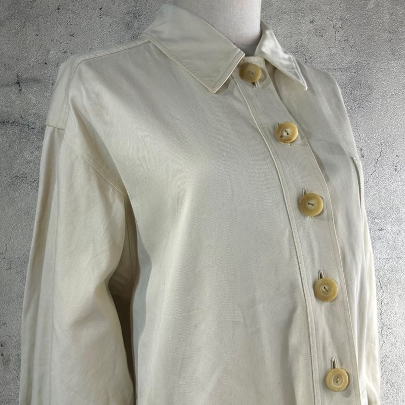 Yves Saint Laurent Rive Gauche 80-90's 7-Button Flap Pocket Work Jacket Euro