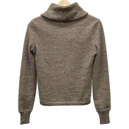 Chanel Long Sleeved Sweater Size 36 S Women - P52783 Grey Beige And White