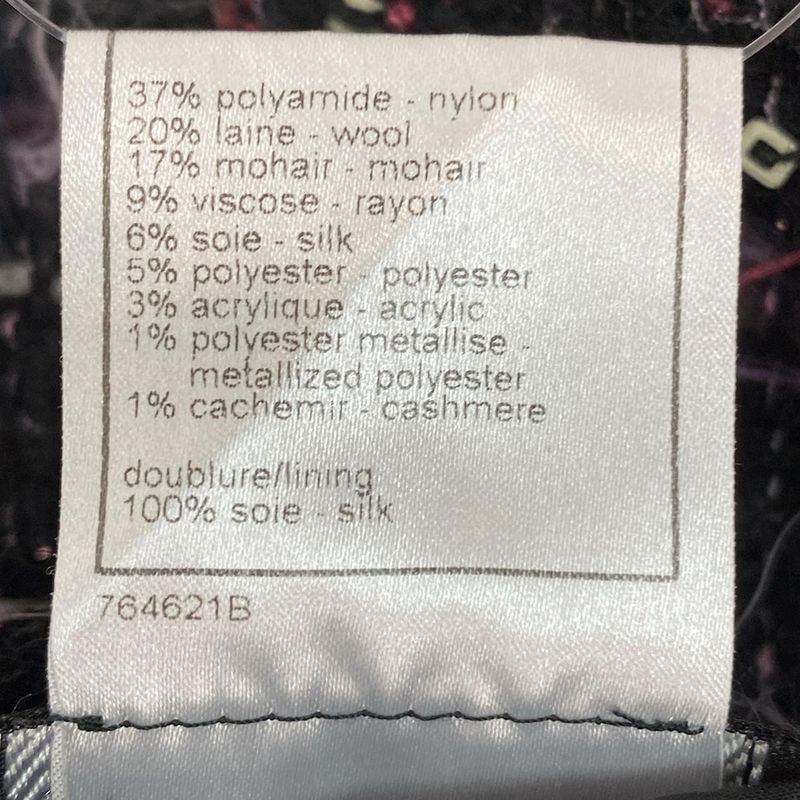 Chanel Rolled Skirt Size 36 S Women - P29863 Purple X Multi Mini/tweed